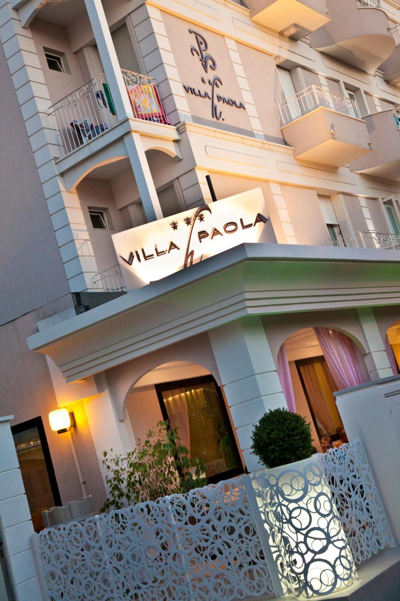 Hotel Villa Paola Rimini Bagian luar foto